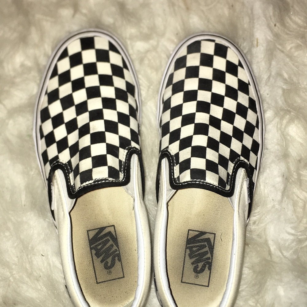 Checkerboard vans!